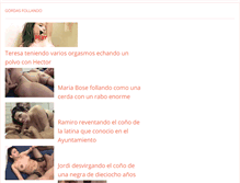 Tablet Screenshot of gordasfollando.com